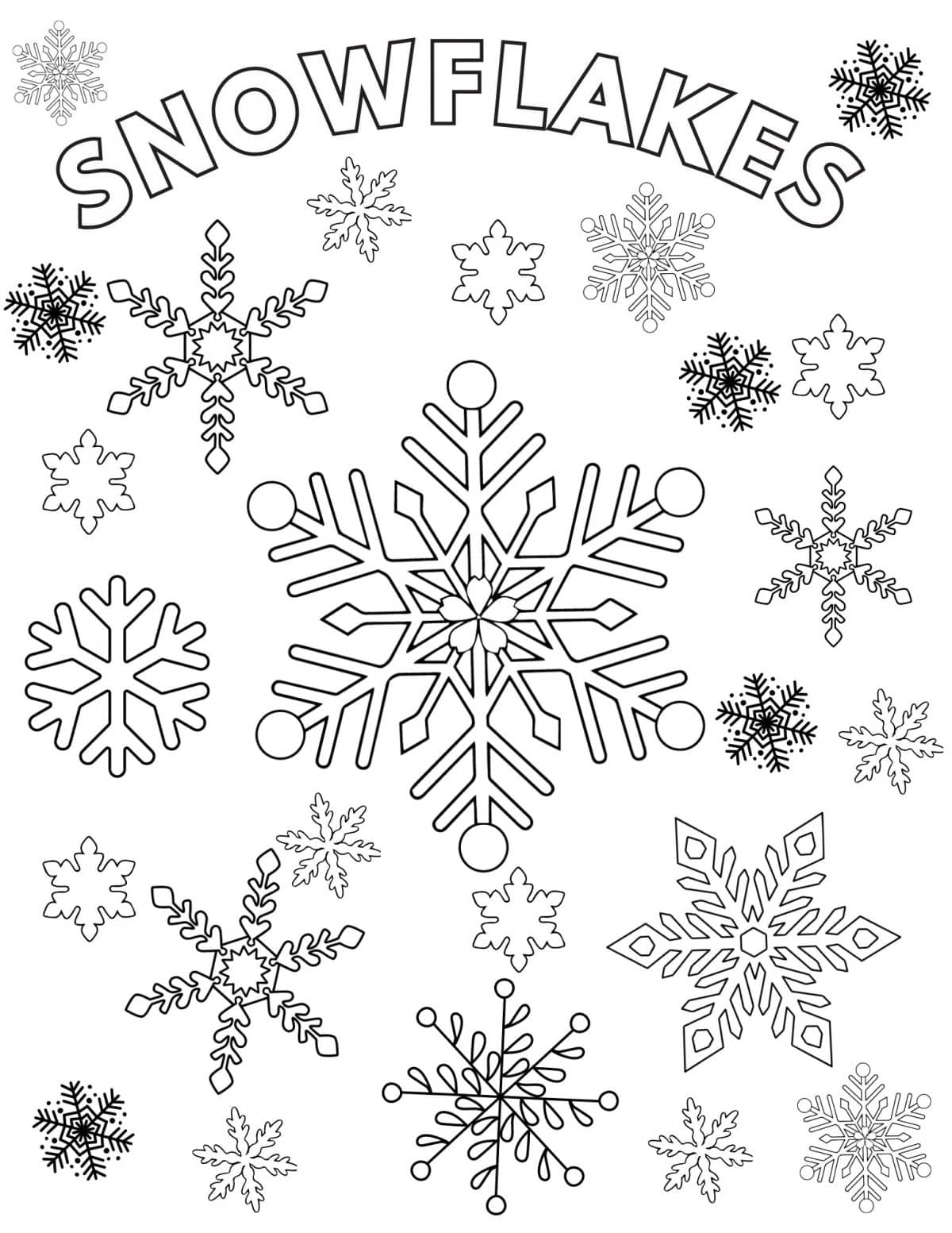 Free Winter Coloring Pages Printable