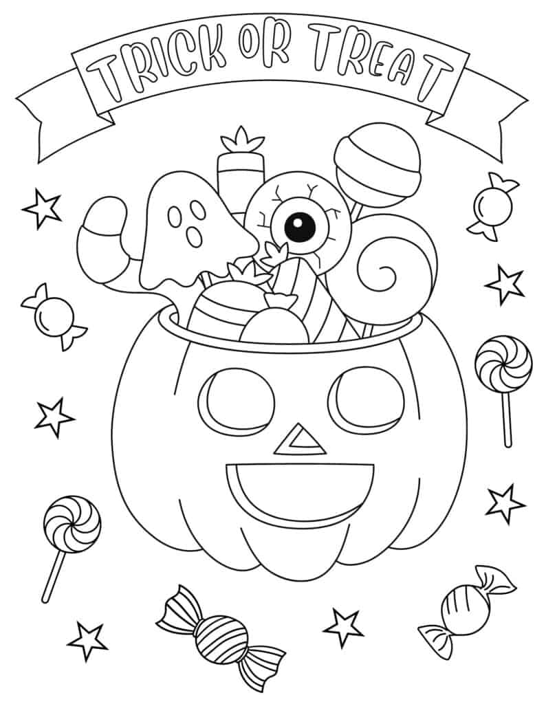 Free Pumpkin Coloring Pages Prudent Penny Pincher
