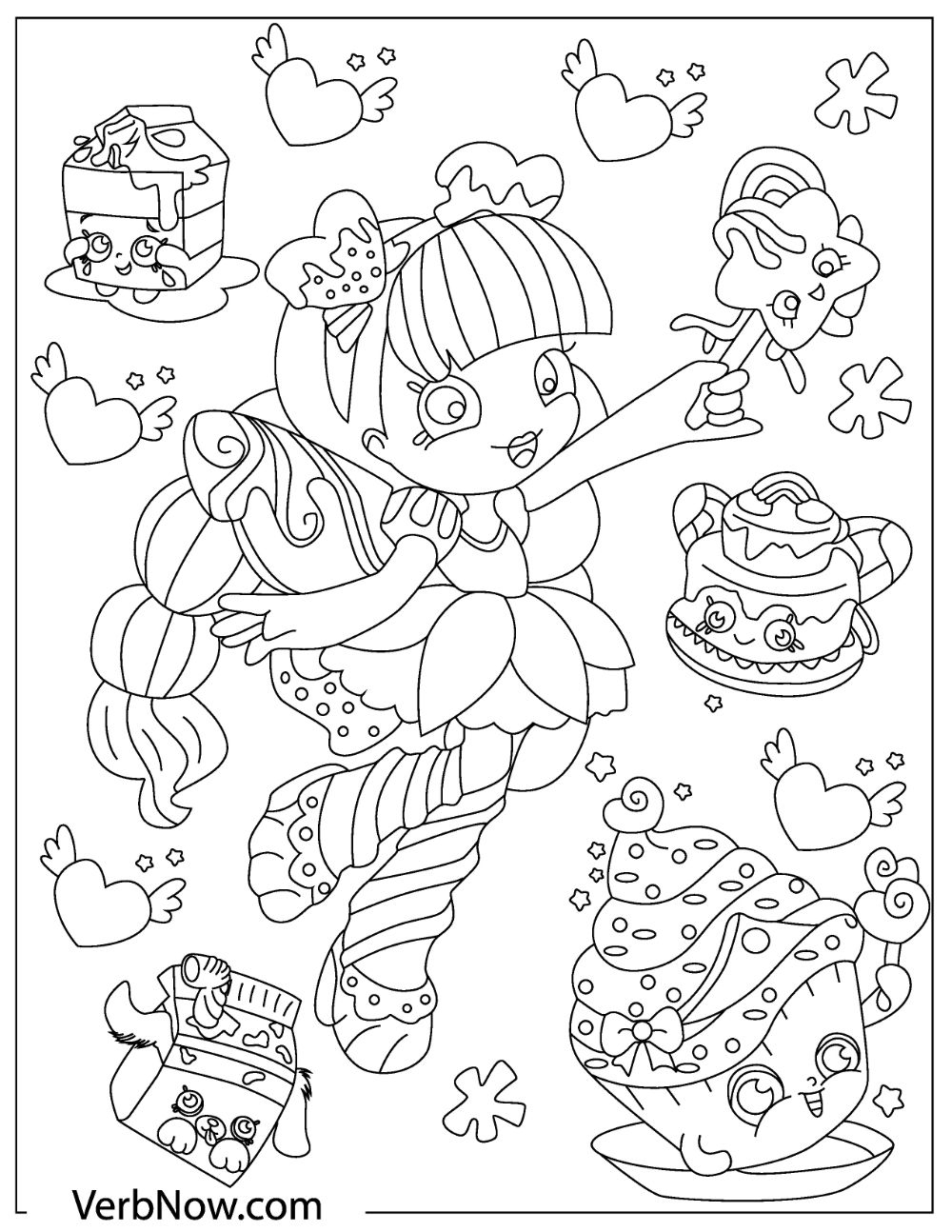 Free Shopkin Coloring Pages
