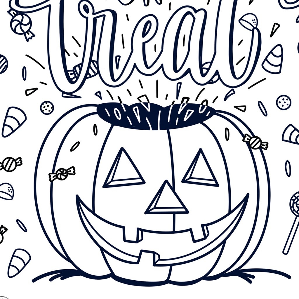 Printable Free Halloween Coloring Pages
