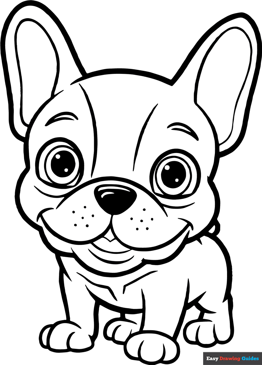 Printable Coloring Pages Puppy