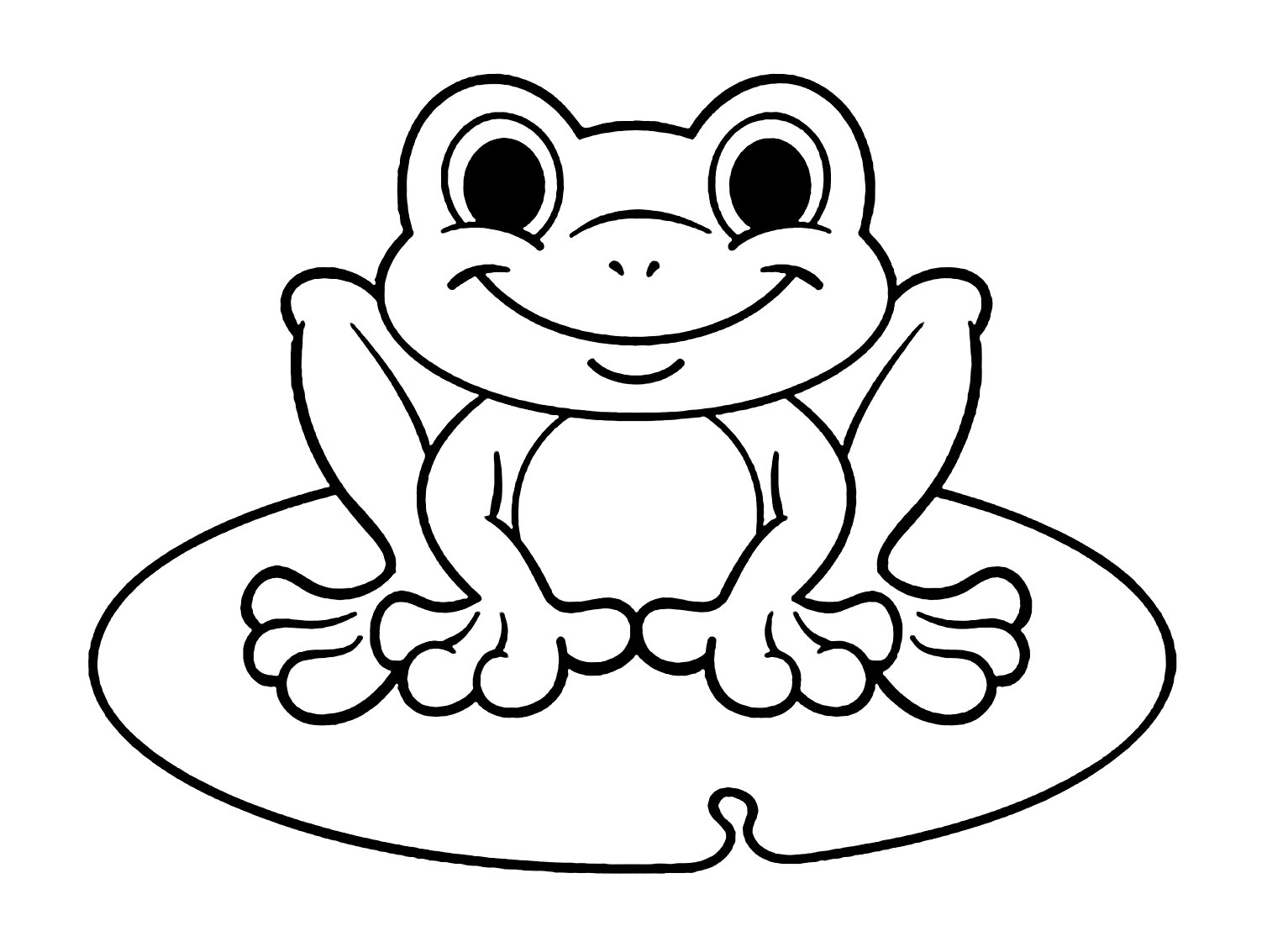 Frog Coloring Page To Print Frog Coloring Pages Page Page 2 