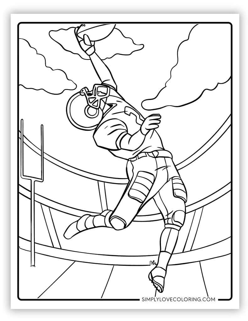 Free Football Coloring Pages