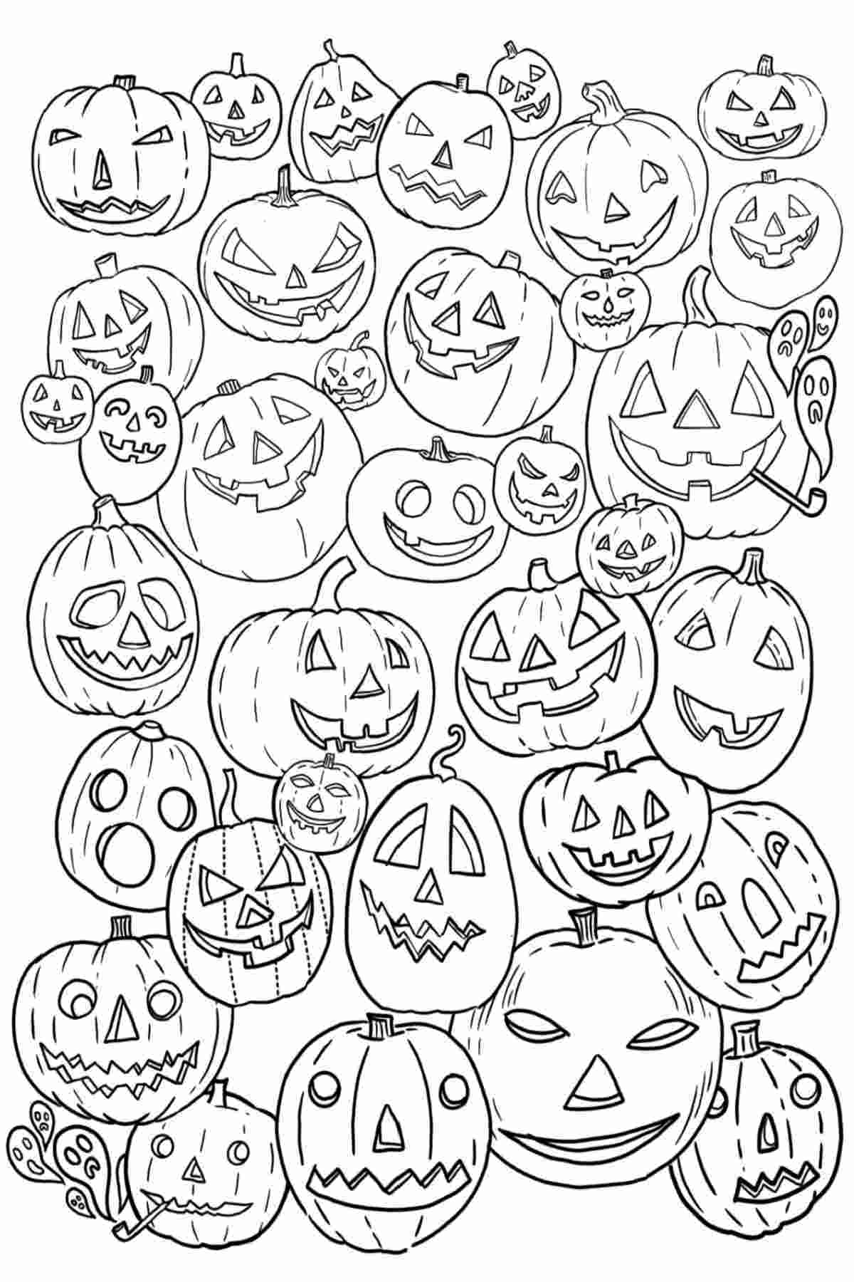 Jack O Lantern Coloring Page Printable