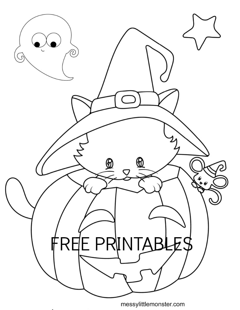 Free Halloween Color Pages Printable