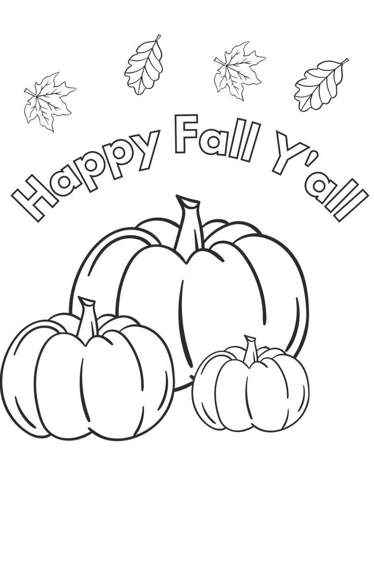 Free Fall Coloring Pages For Kids