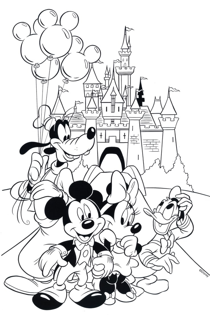 Disney Coloring Pages Printable Free
