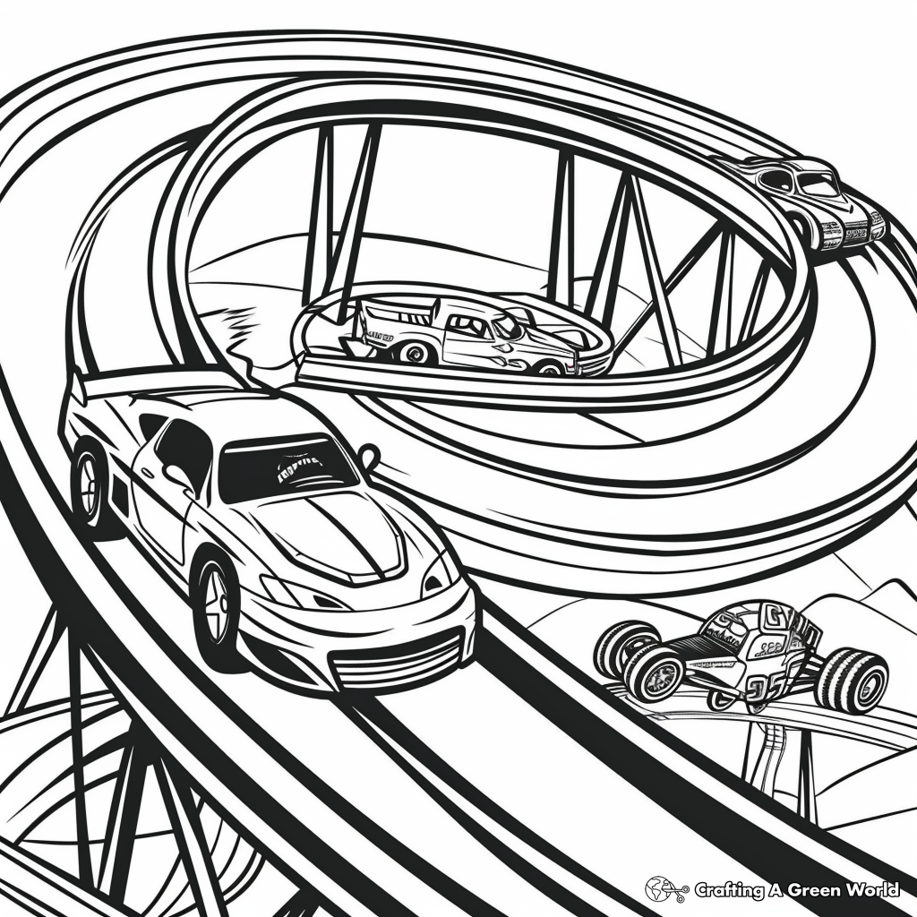 Hot Wheels Printable Coloring Pages