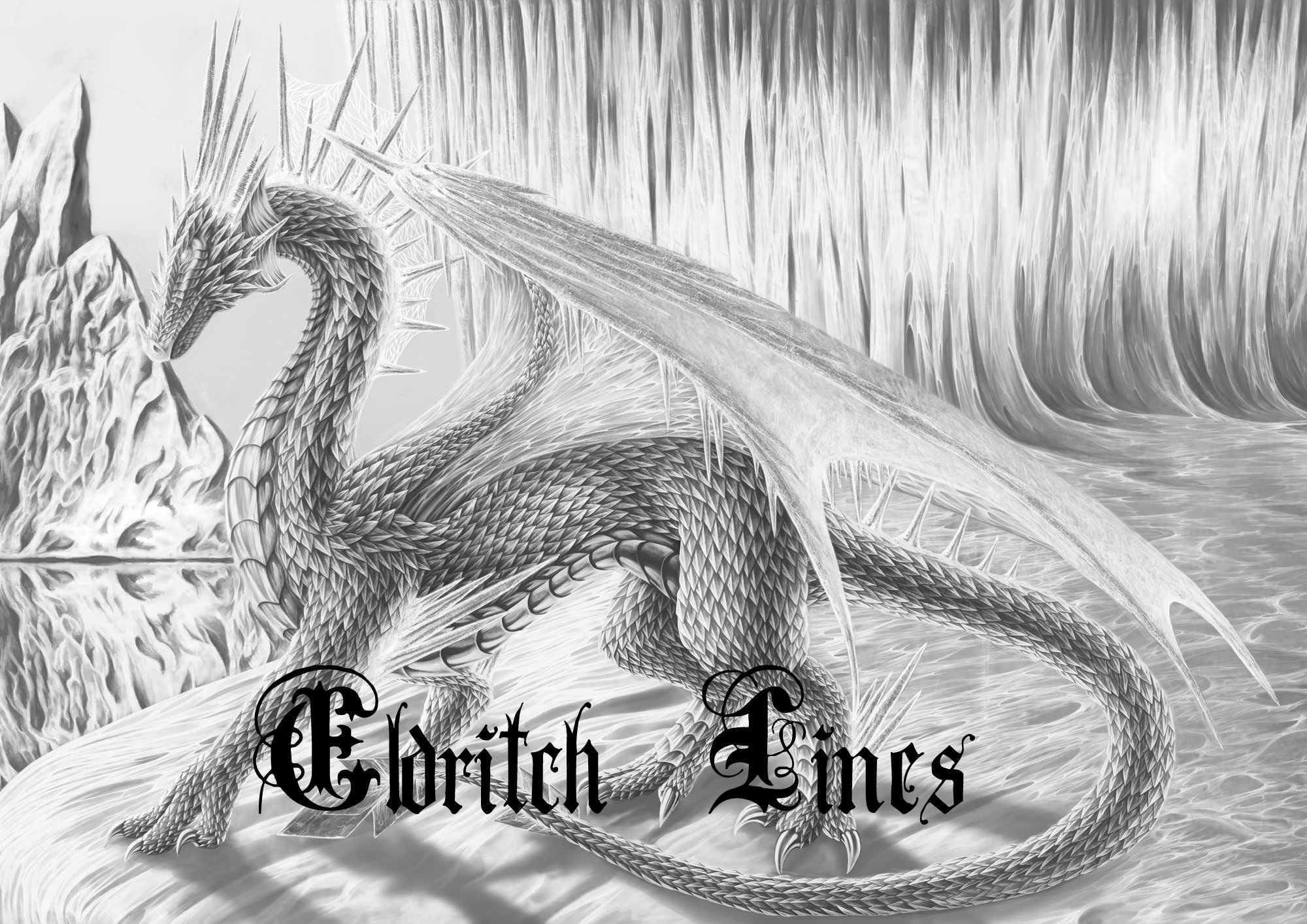 Printable Realistic Dragon Coloring Pages