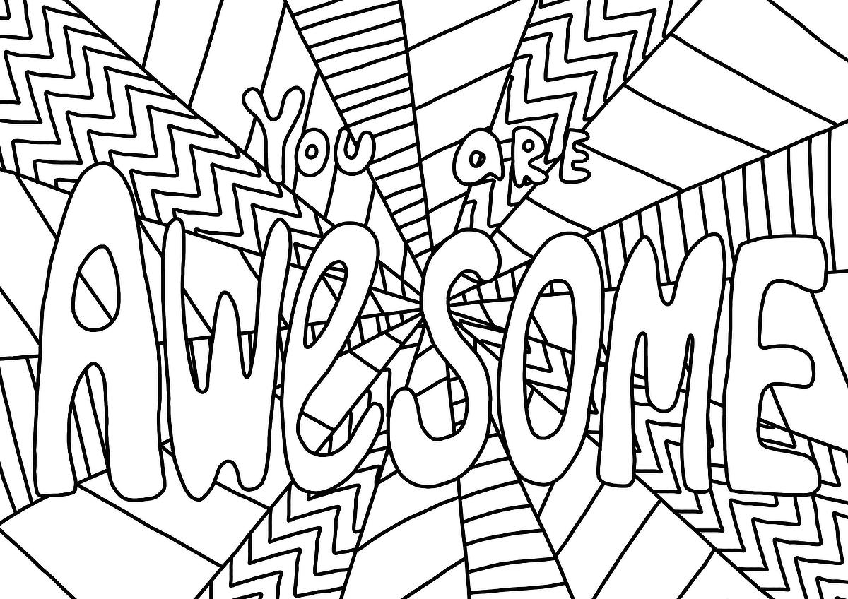 Inspirational Coloring Pages Free