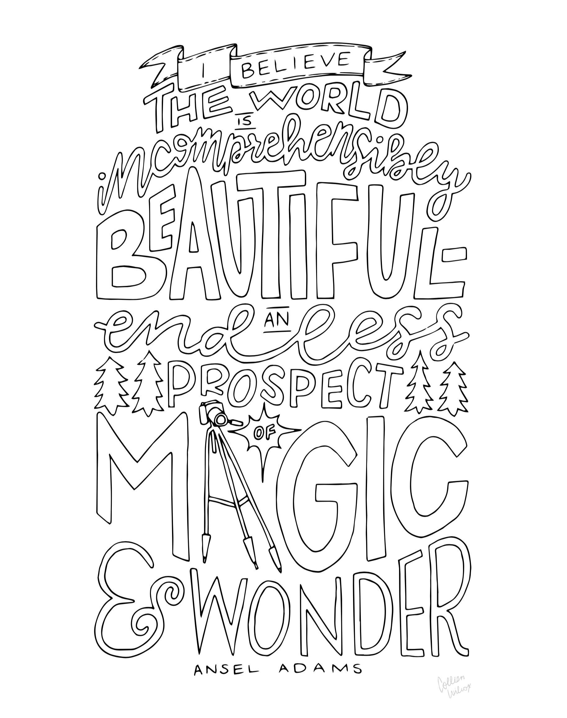 Inspirational Printable Coloring Pages