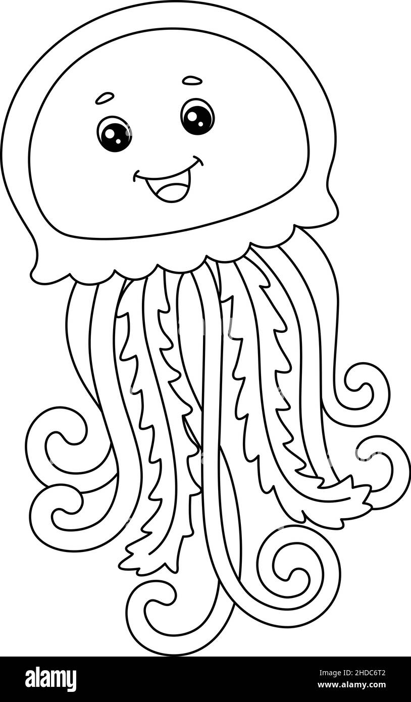 Jellyfish Coloring Pages Printable