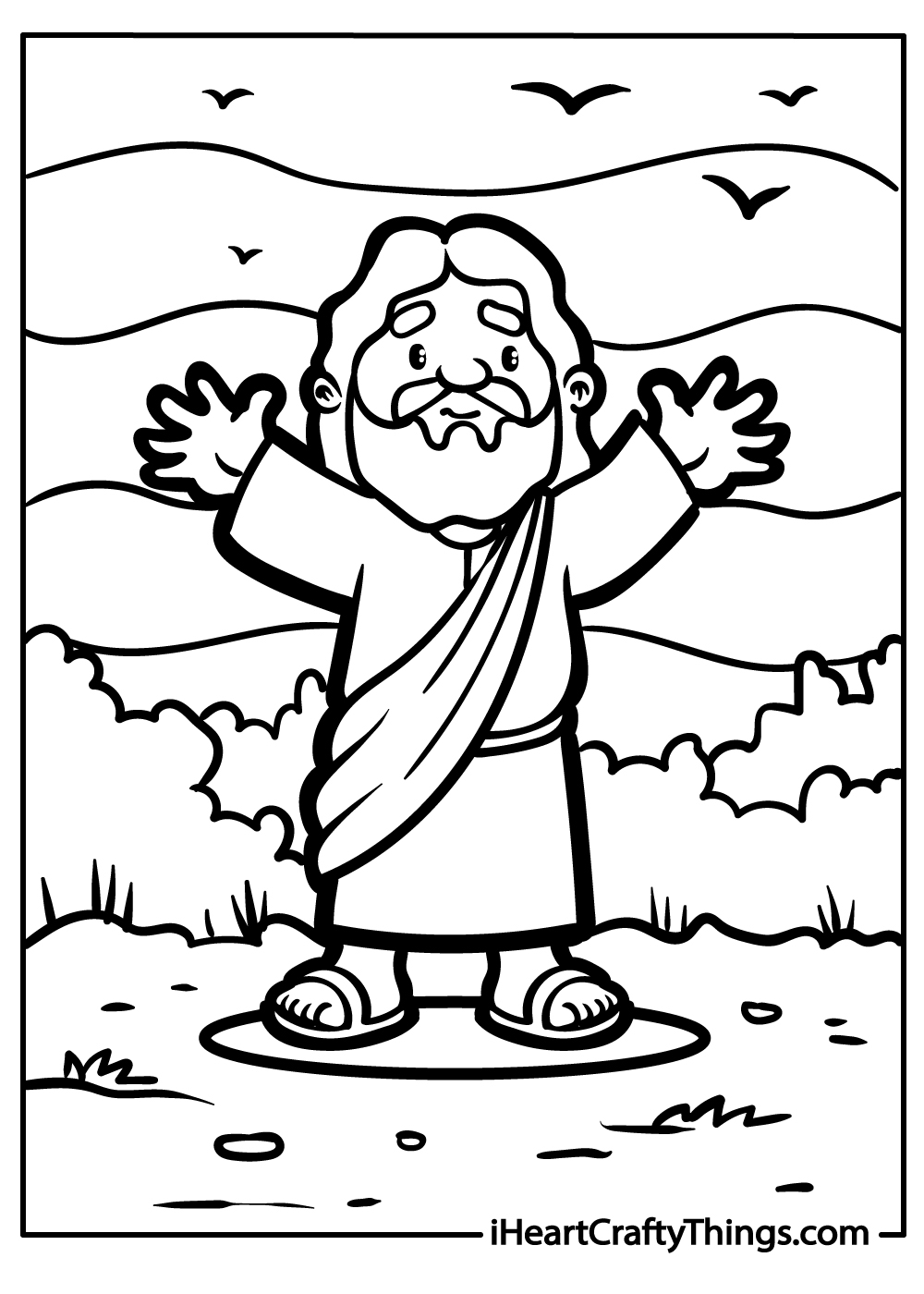 Free Jesus Coloring Pages