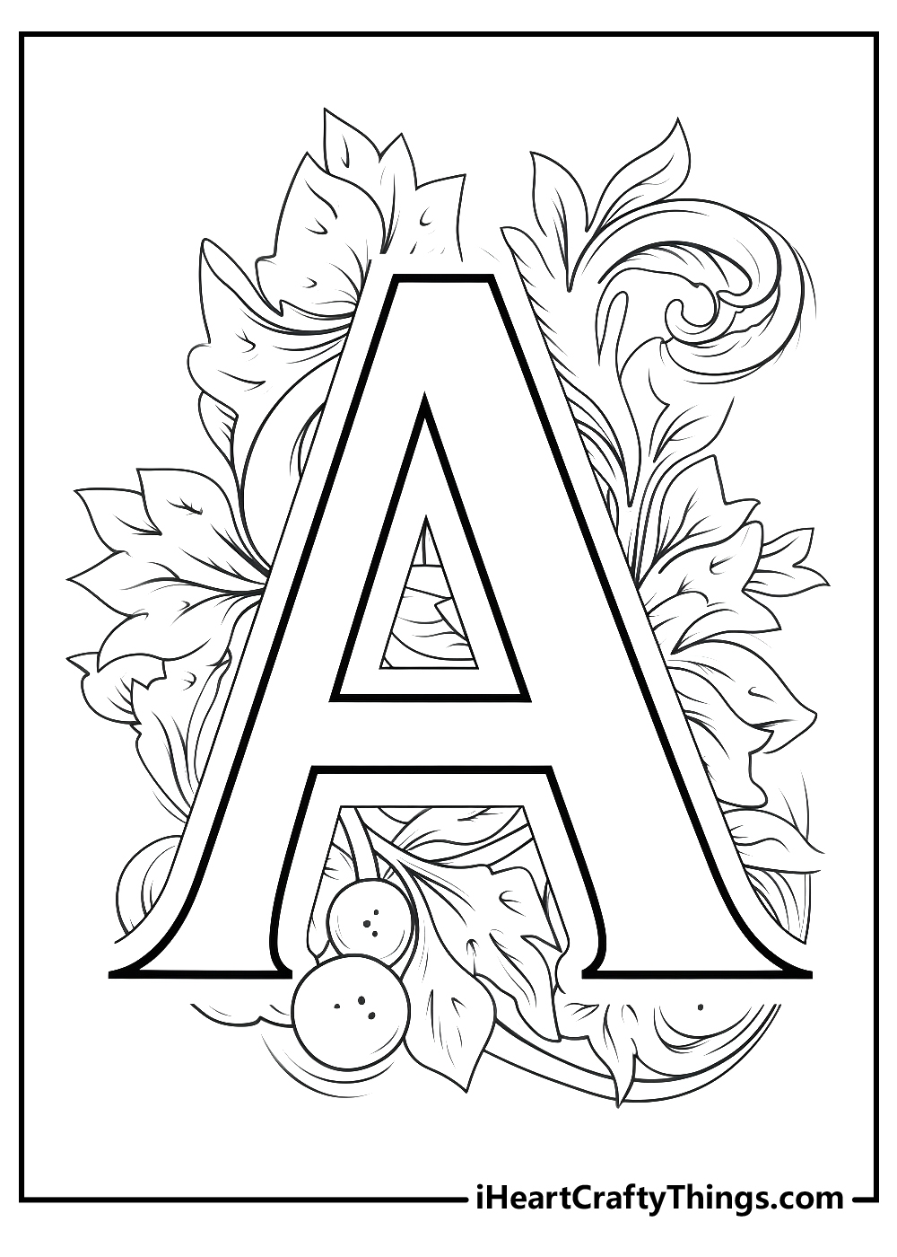 Letter A Coloring Pages 100 Free Printables 