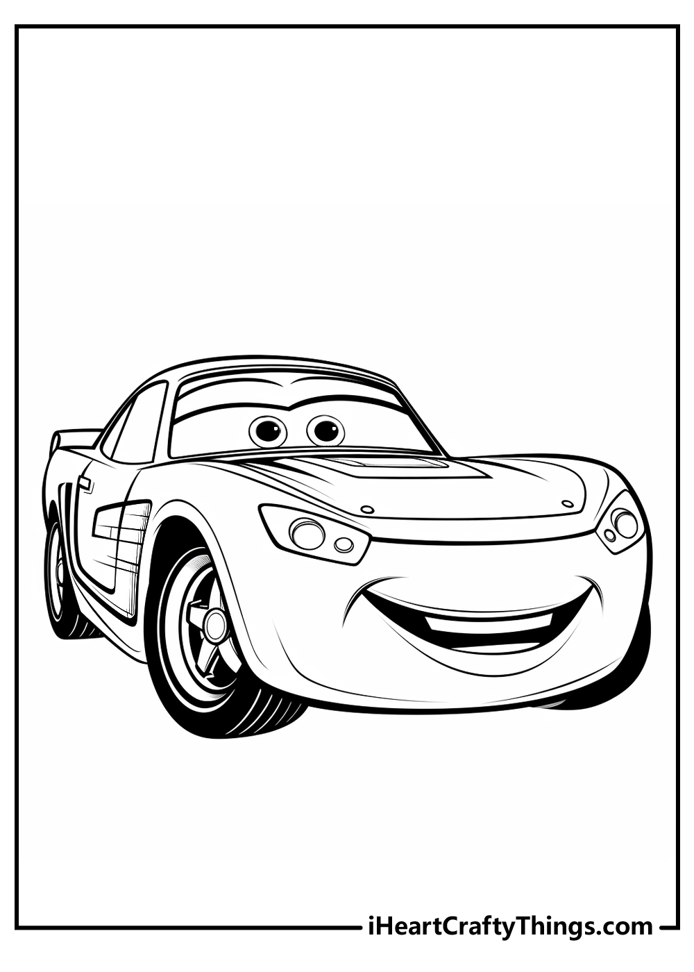 Lightning McQueen Coloring Pages 100 Free Printables 