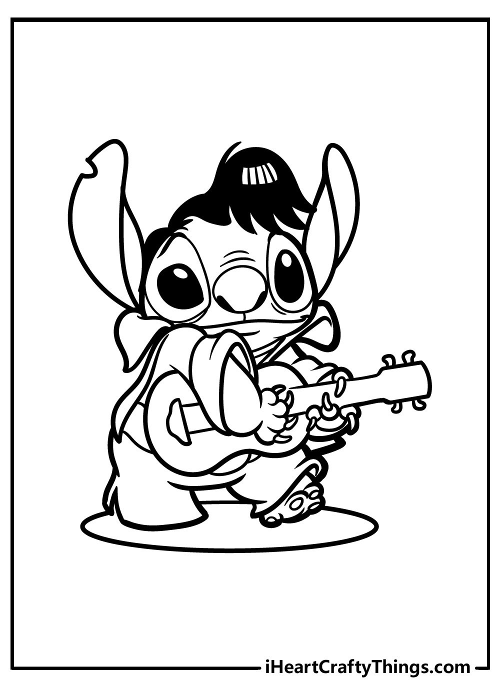 Stitch Coloring Pages Free