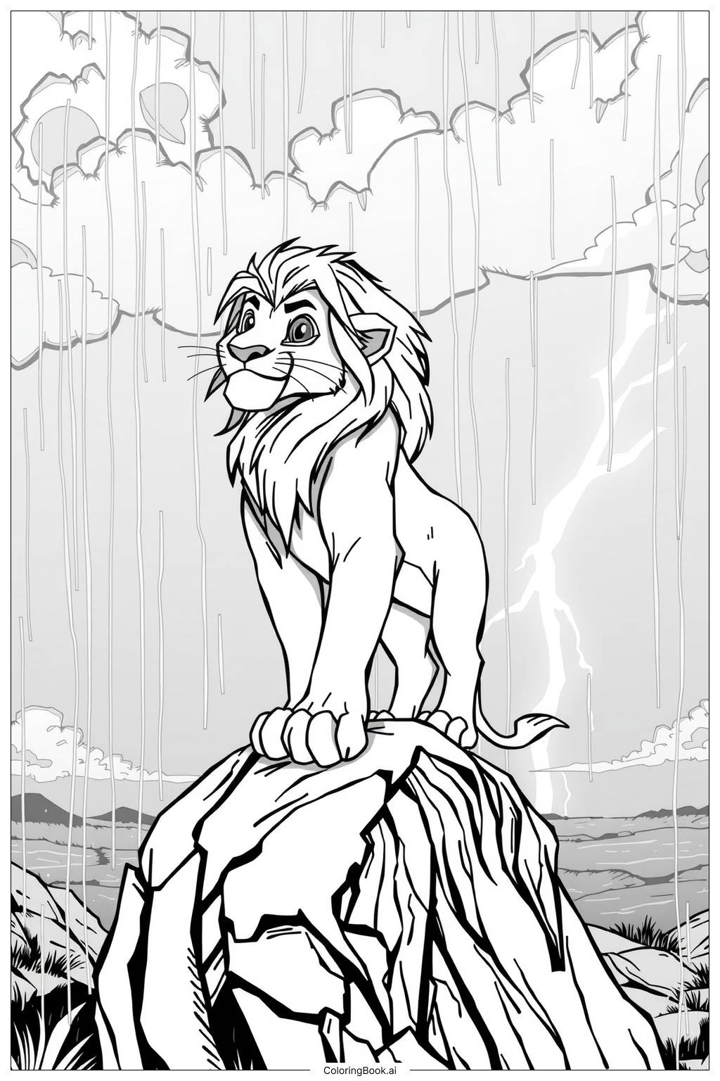 Lion King Printable Coloring Pages