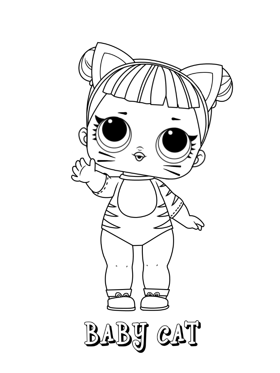 Lol Dolls Coloring Pages Printable