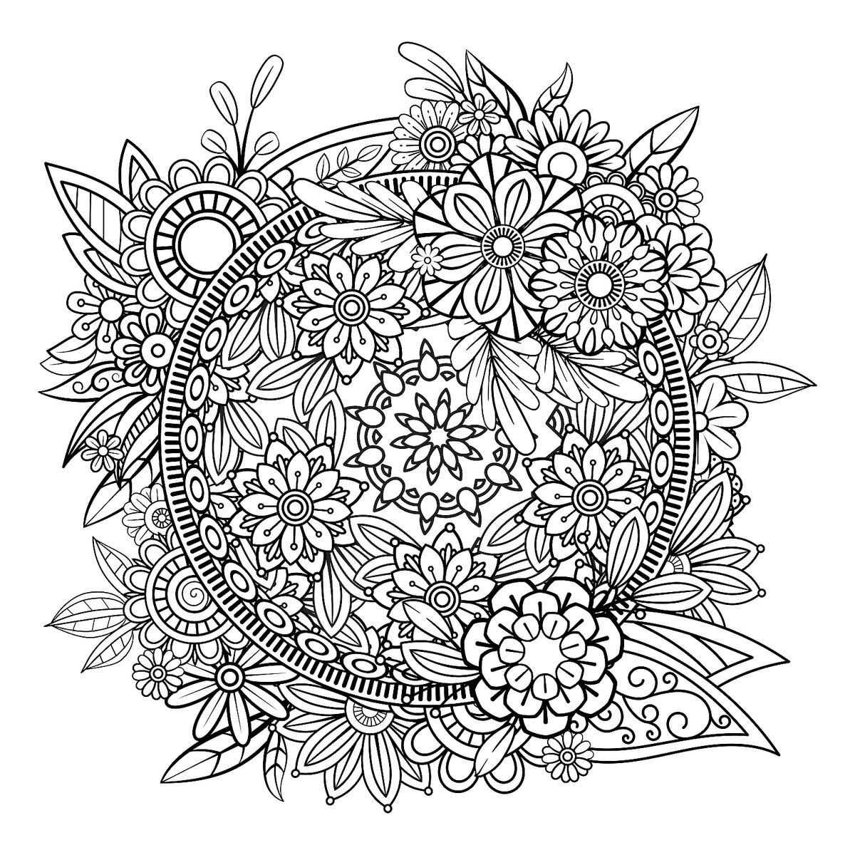 Free Coloring Pages Mandalas