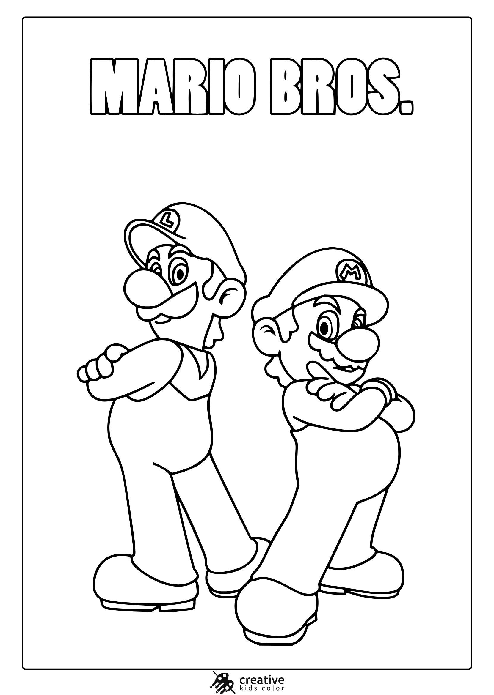 Printable Mario Coloring Pages