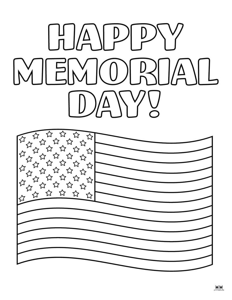 Memorial Day Free Coloring Pages