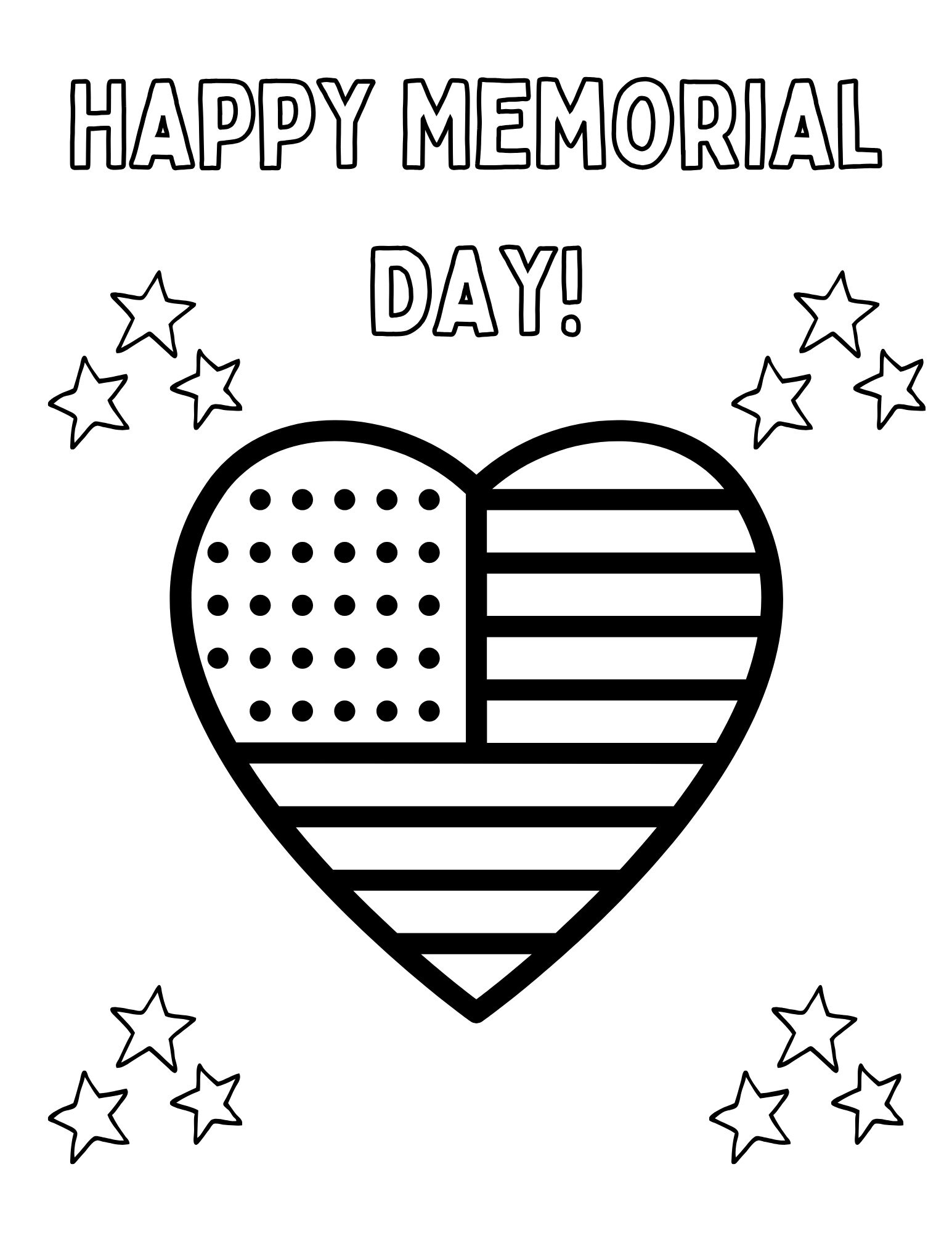 Memorial Day Coloring Pages Etsy