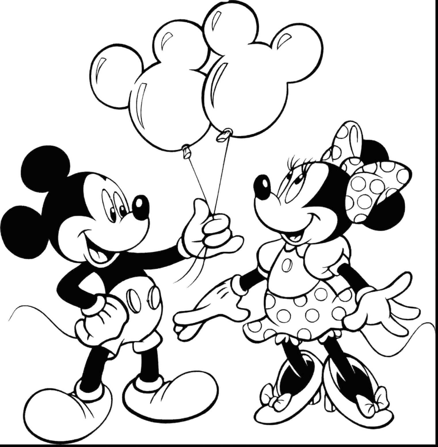 Mickey Mouse Printable Coloring Pages