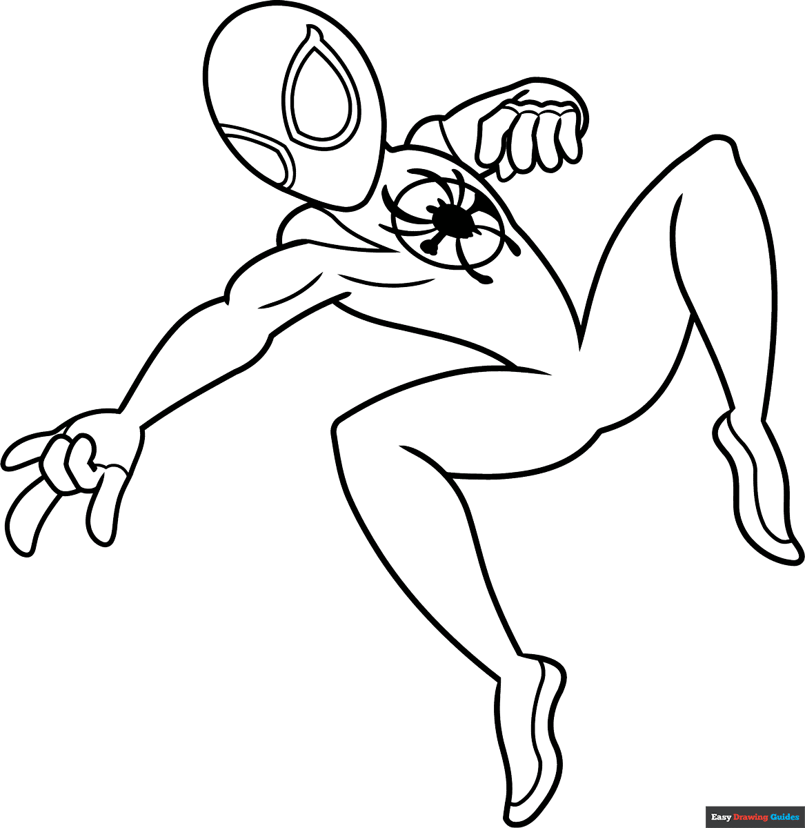 Printable Spiderman Miles Morales Coloring Pages