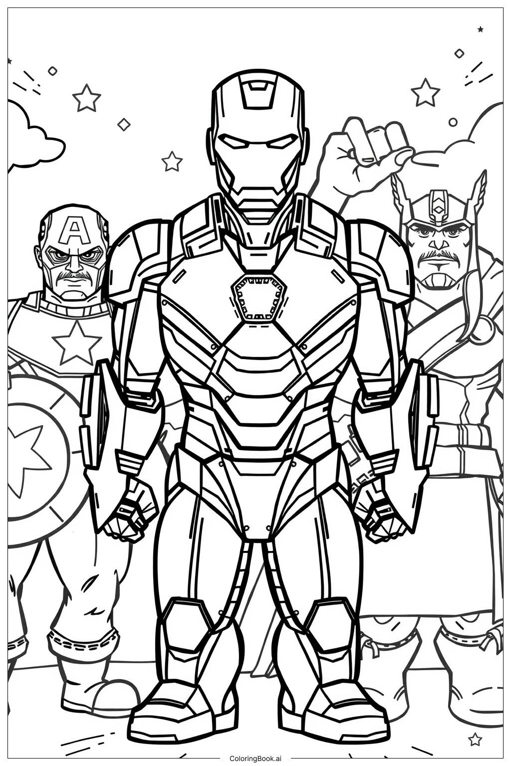 Avengers Printables Coloring Pages