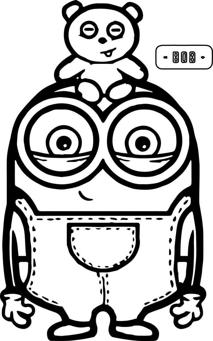 Minion Coloring Pages PrintablePDF For Kids Coloringfolder