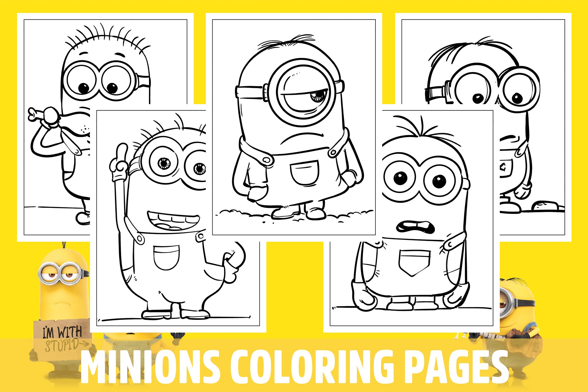 Minions Coloring Pages Printable