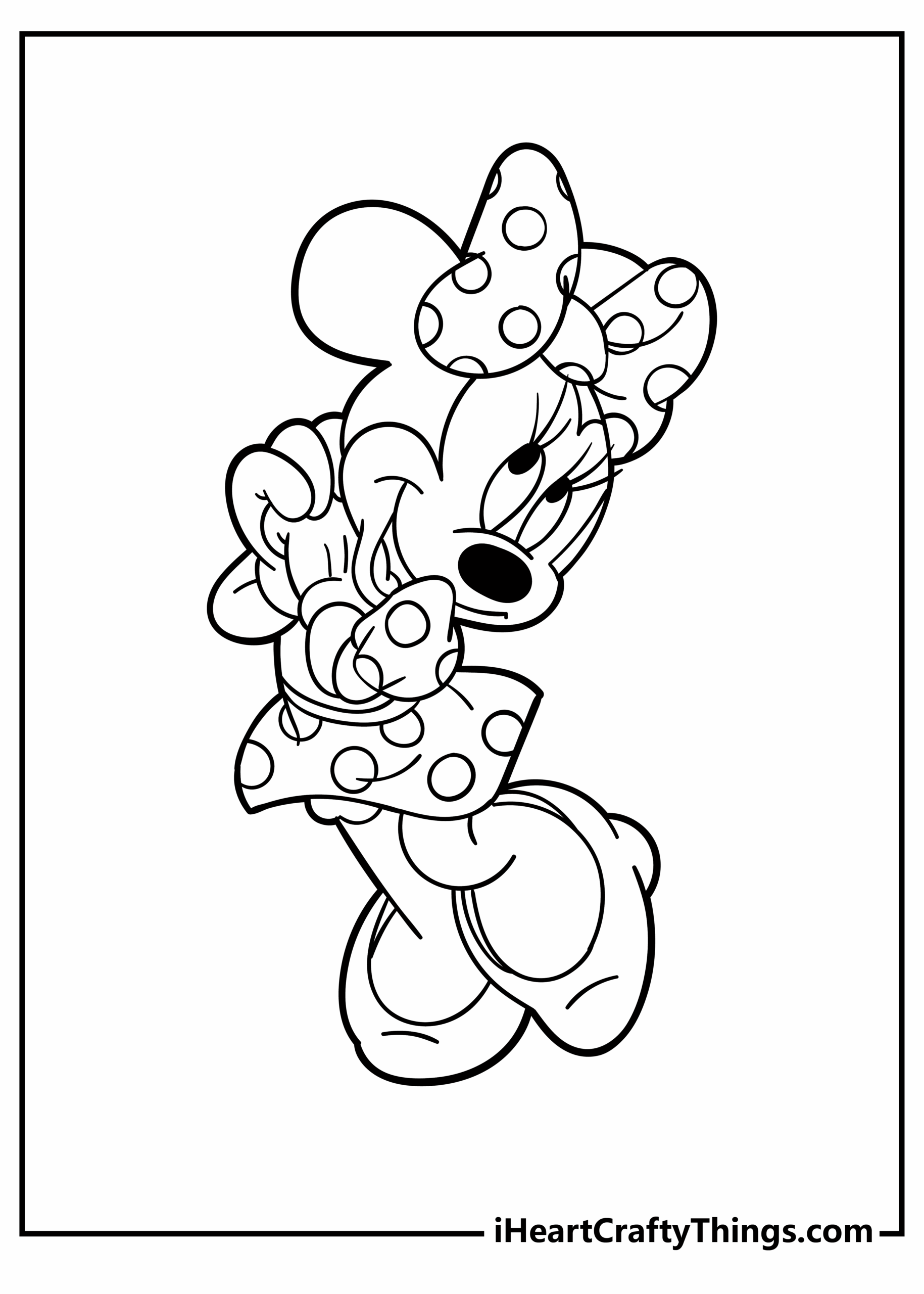 Minnie Mouse Coloring Pages To Print For Free