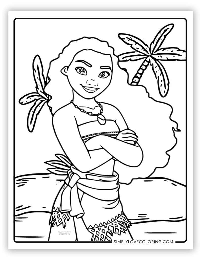 Free Printable Moana Coloring Pages