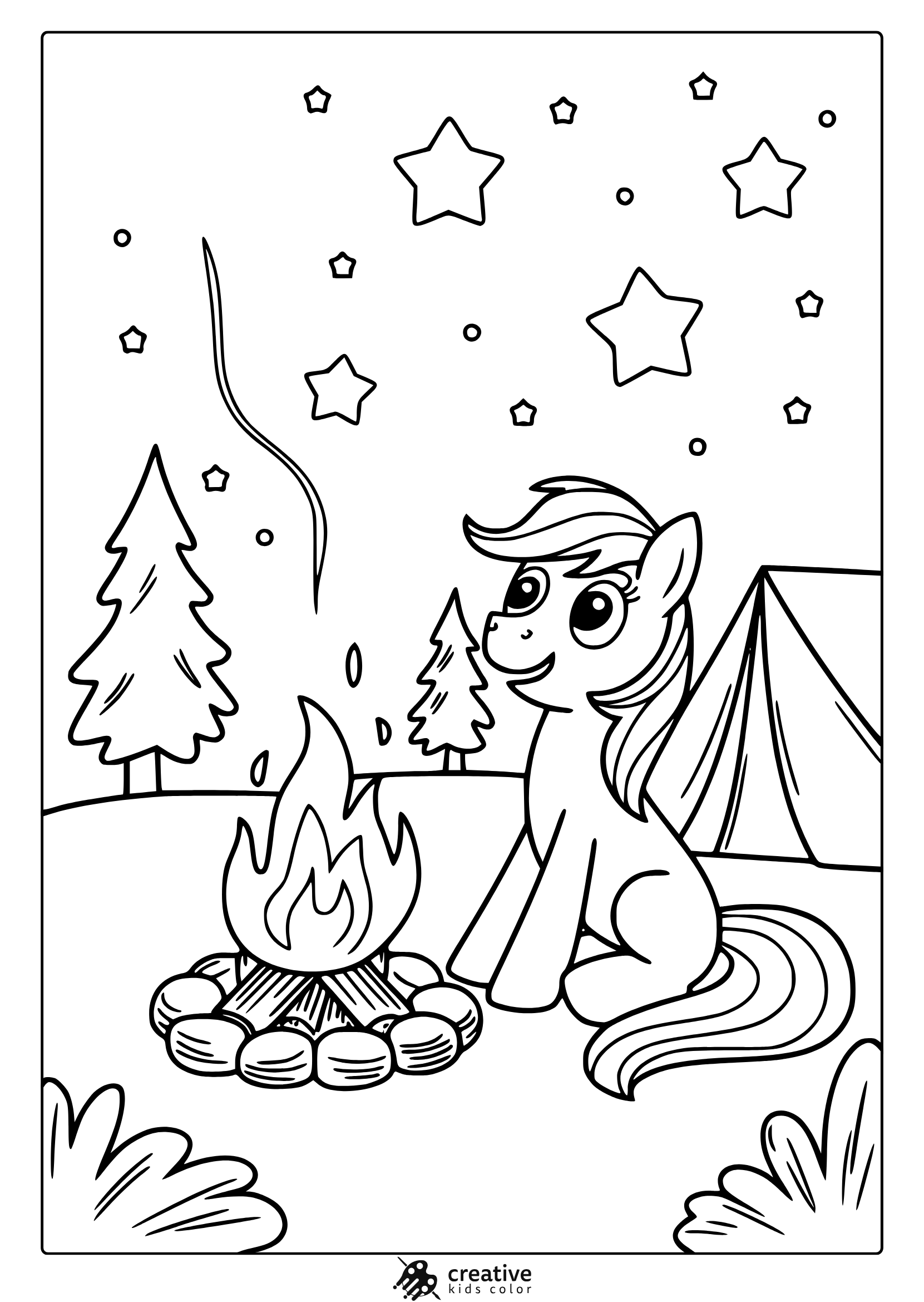 Printable My Little Pony Coloring Page