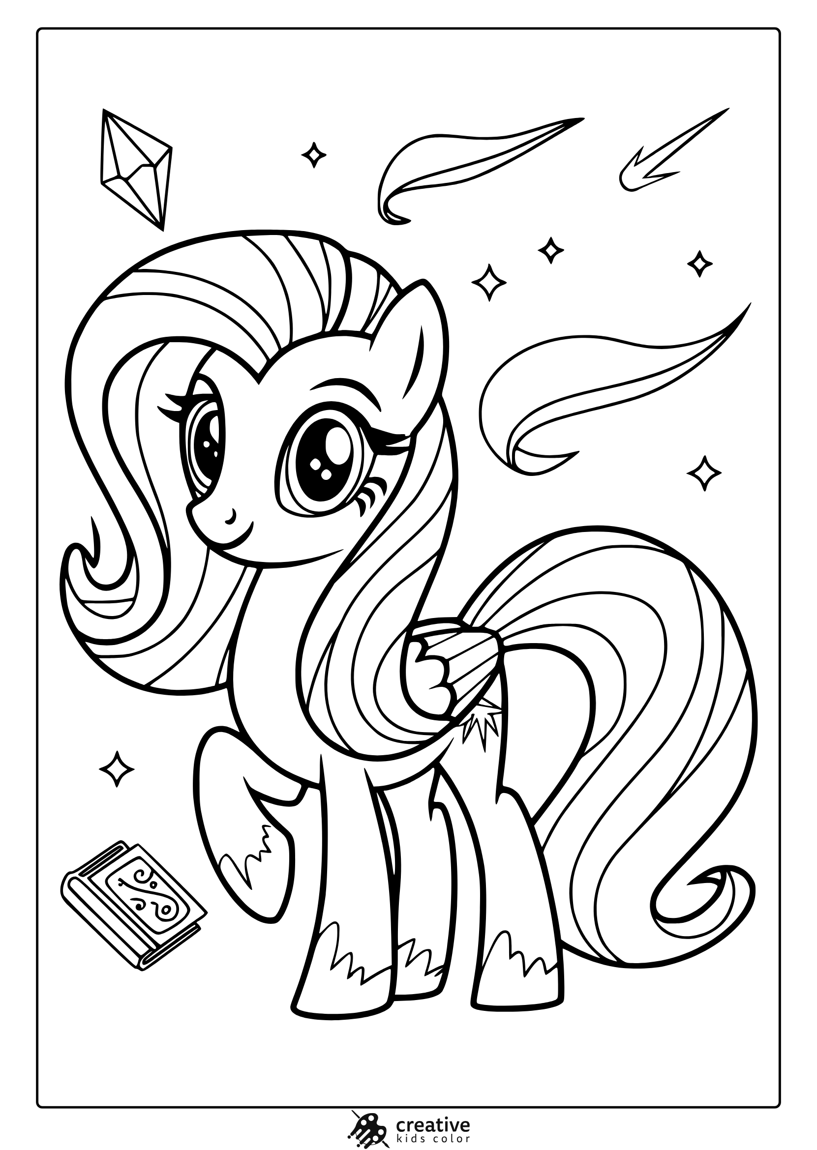 My Little Pony Coloring Pages 30 Free Printable PDF 