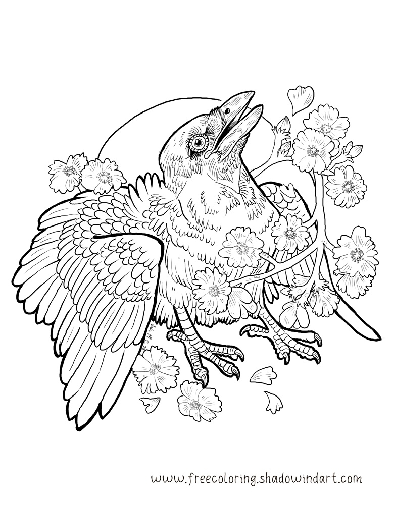 Nature Nut Wildlife Digital Coloring Pages Shadowind s Ko fi Shop