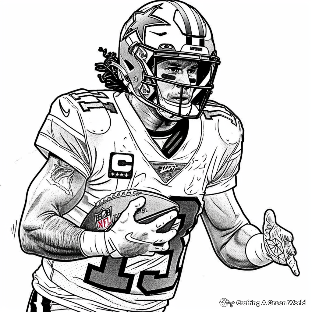 Nfl Football Printable Coloring Pages
