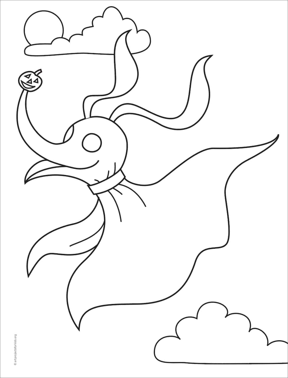 Nightmare Before Christmas Coloring Pages Printable