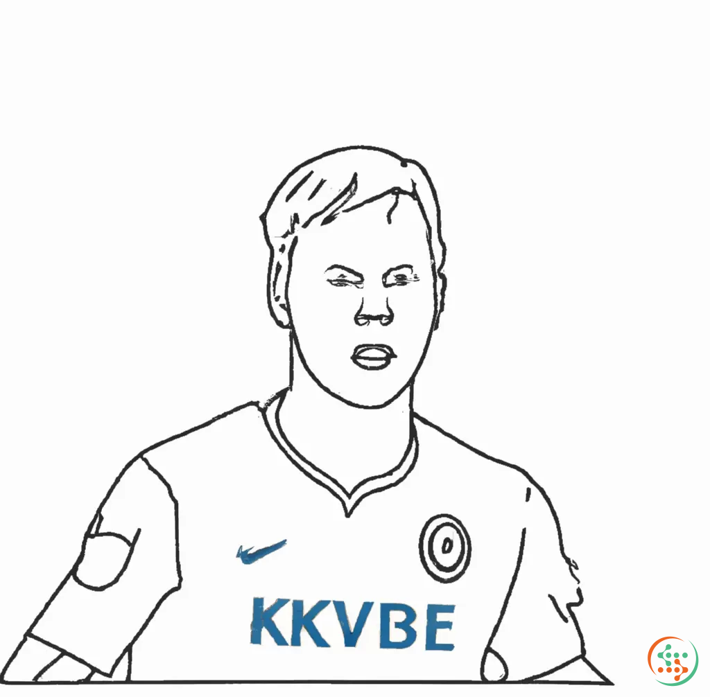 One Line Drawing Of Kevin De Bruyne Artificial Design