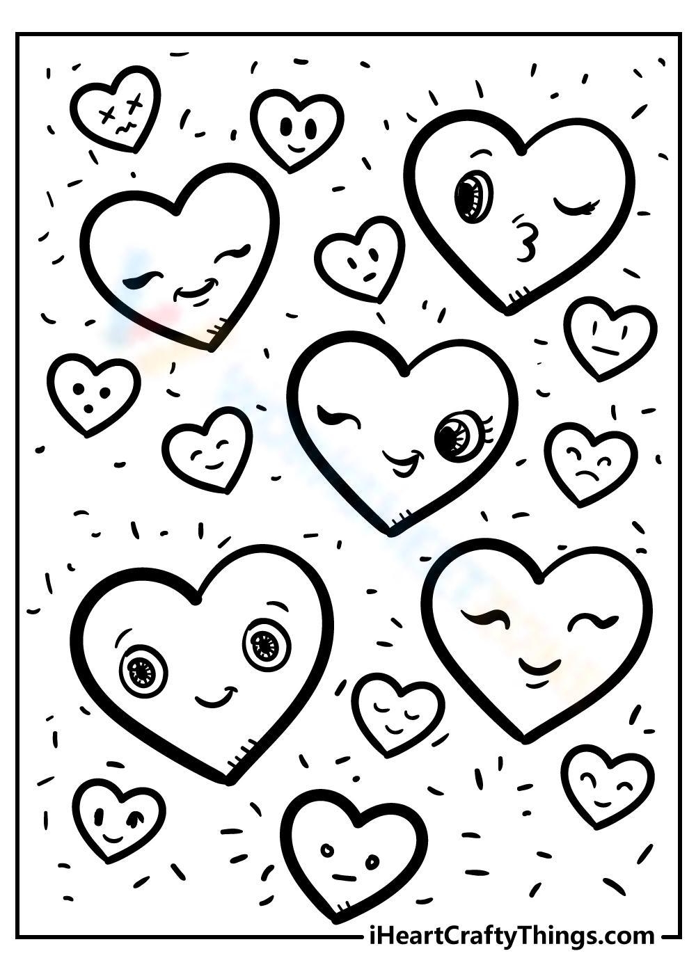 Online Heart Coloring Pages And Printable For Grade 4 100 Freemium 