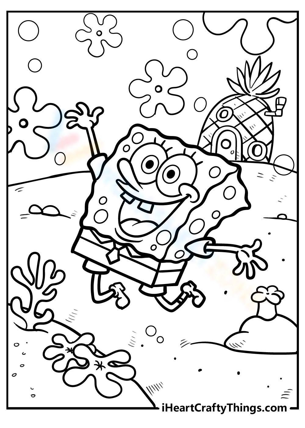 Printable Coloring Pages Spongebob