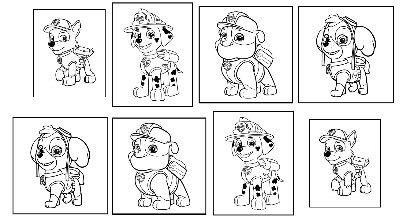 Paw Patrol Coloring Pages For Free