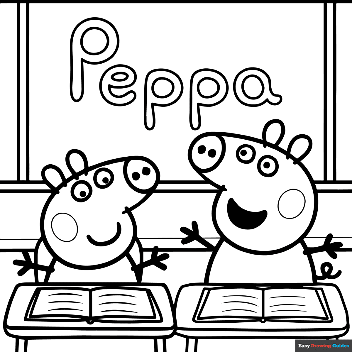 Peppa Pig Coloring Pages Printable