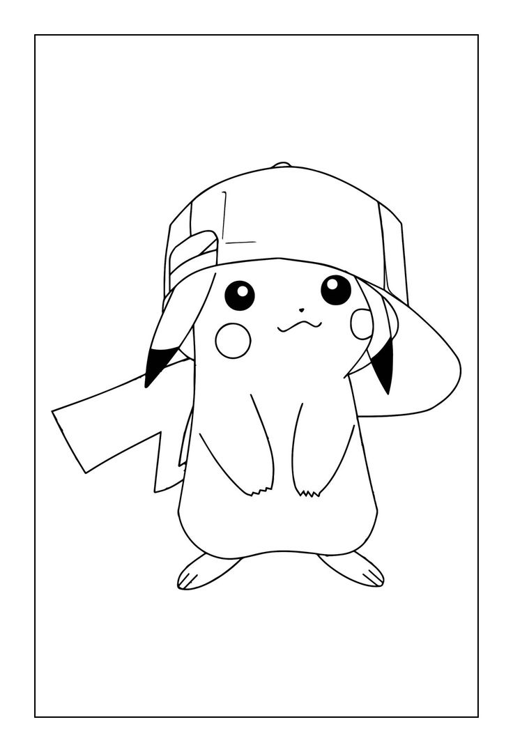 Free Coloring Pages Of Pikachu
