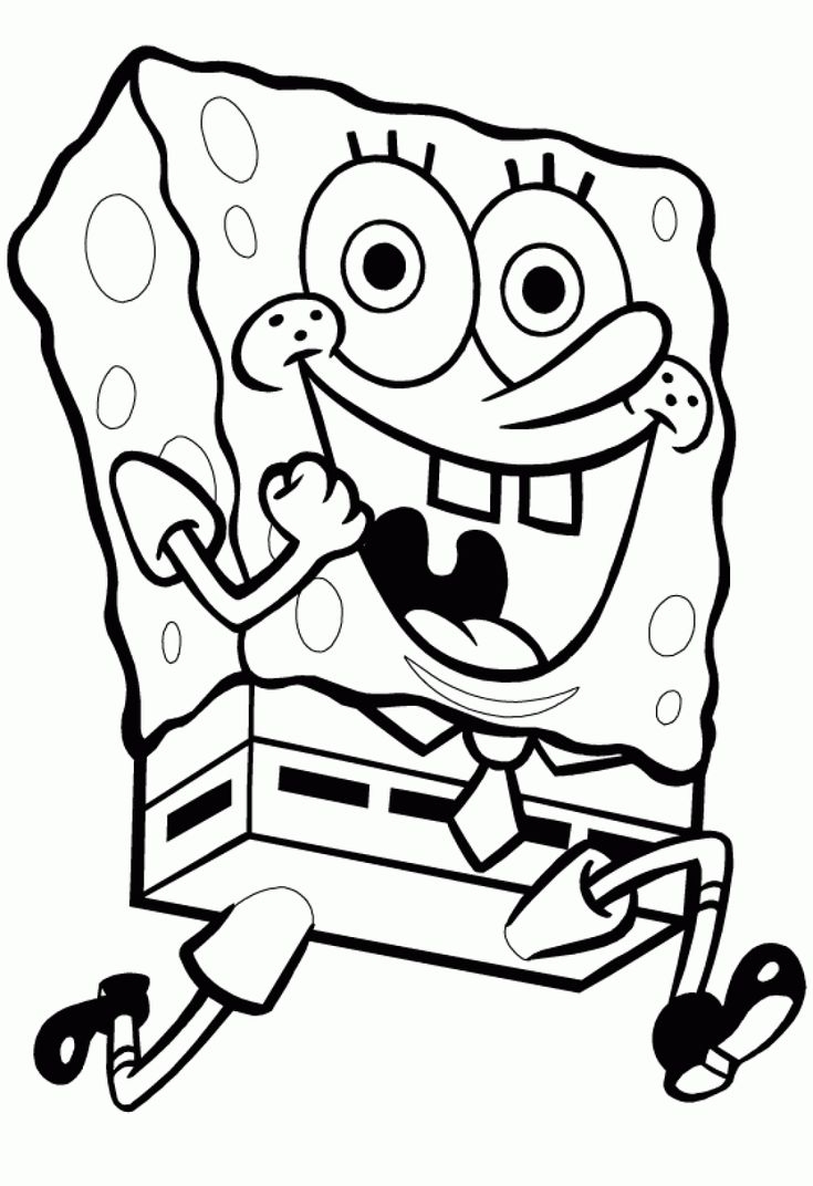 Spongebob Printable Coloring Pages