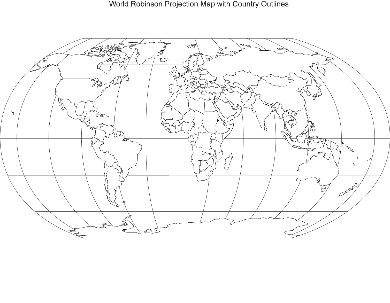 Printable World Map Coloring Page