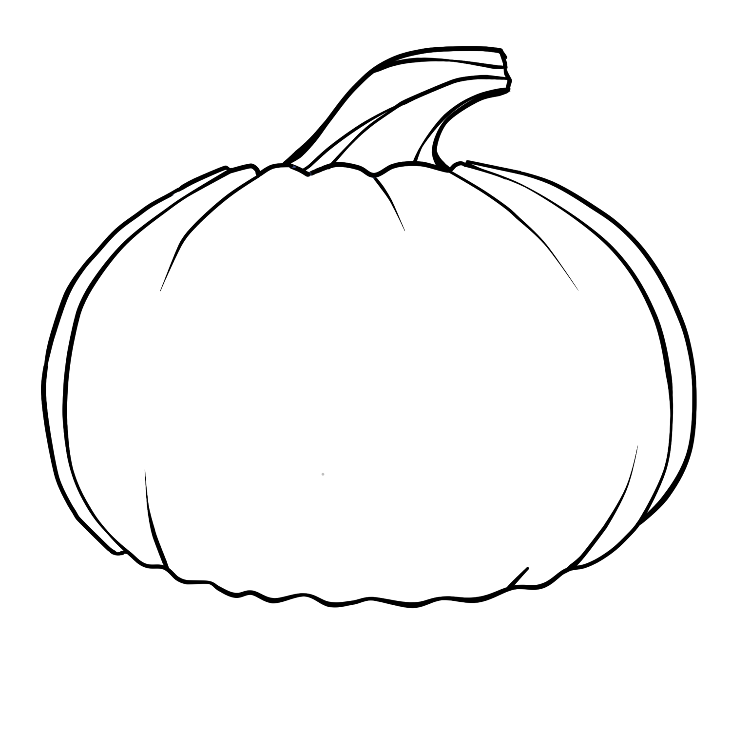 Pumpkin Clipart Black And White Free 710976