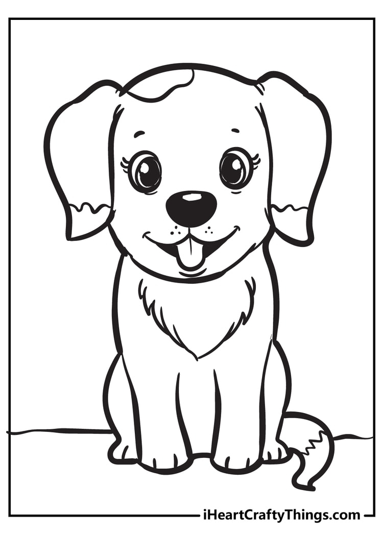 Puppy Coloring Pages 100 Free Printables 