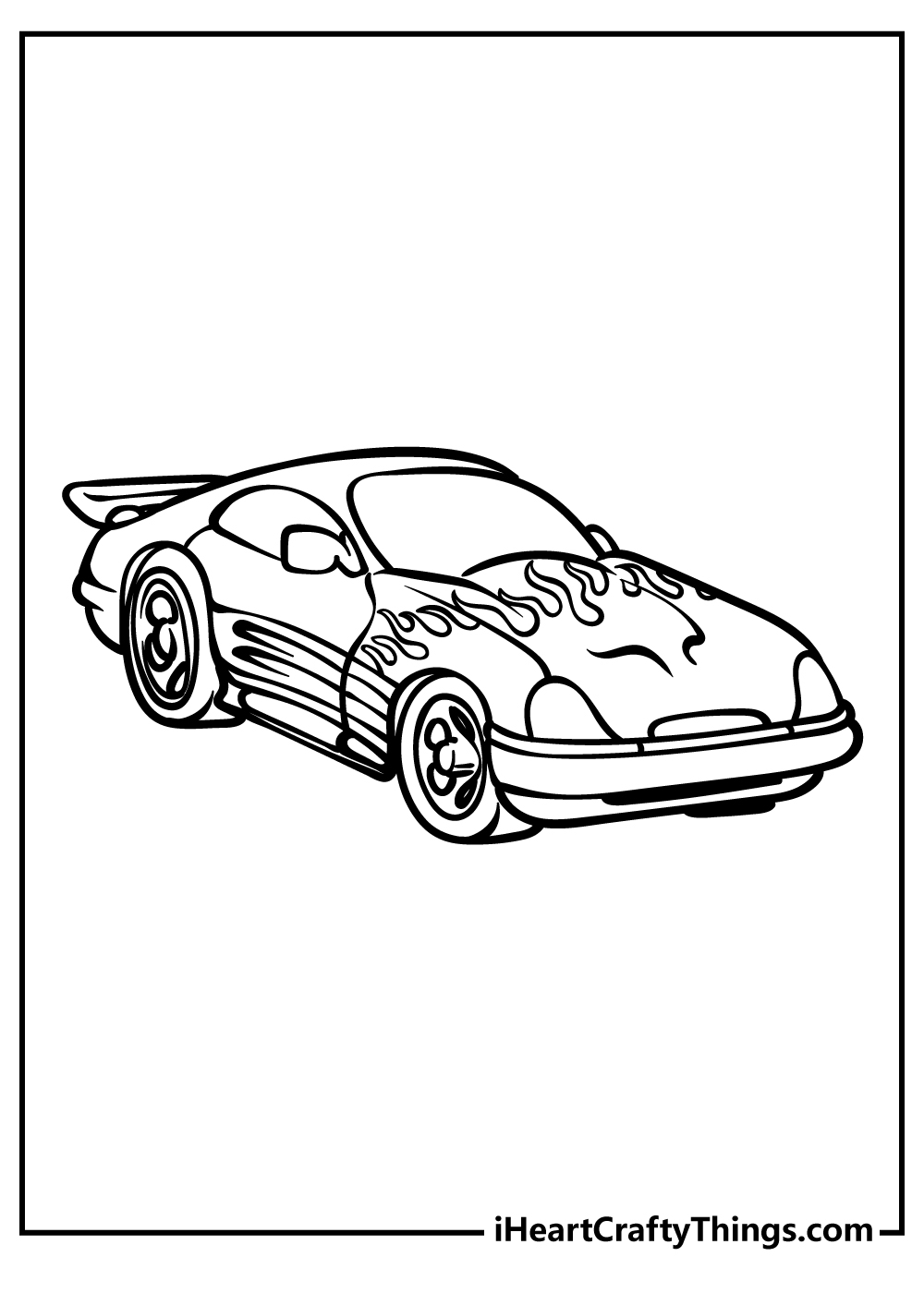 Race Car Coloring Pages Printable