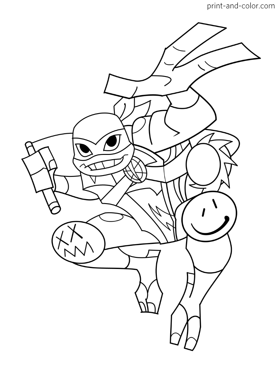 Free Printable Ninja Turtle Coloring Pages